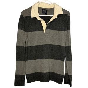 Abercrombie & Fitch Rugby Stripe Wool Blend Sweater Size XS